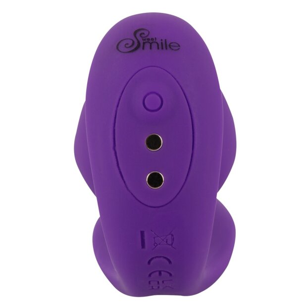 You2Toys Smile RC 2en1 Plug & Panty Vibrateur Violet 11 cm Ø 3,5 cm