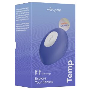 We-Vibe Temp Auflegevibrator Blau 9,7 cm