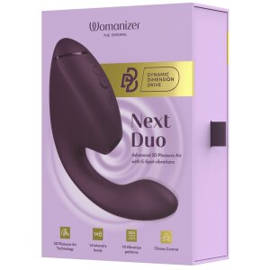 Womanizer Next Duo Vibromasseur Double Violet