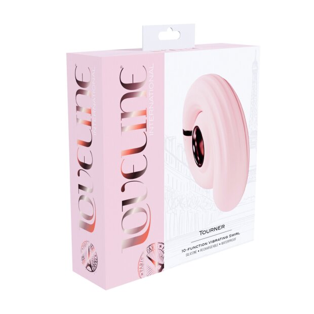 Loveline Tourner vibrating swirl pink Ø 3.7 cm