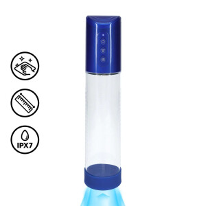 Shots HyperPump Pompe pénienne rechargeable Bleu