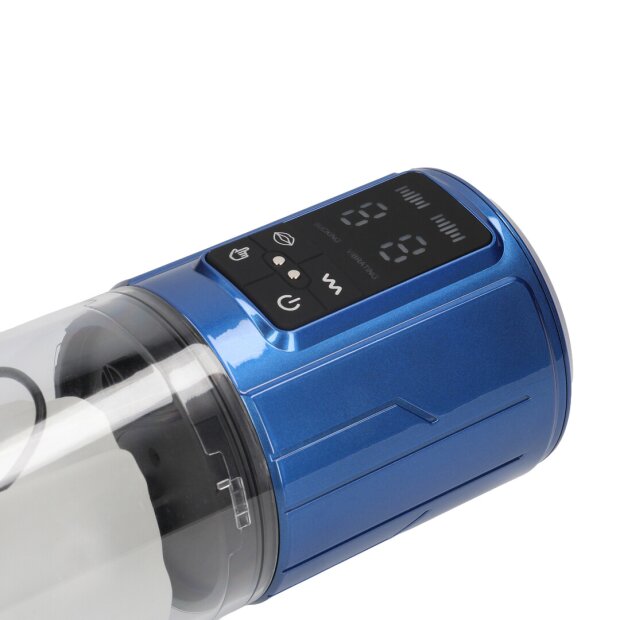 Shots UltraLift Automatische wasserdichte Masturbationspumpe Blau