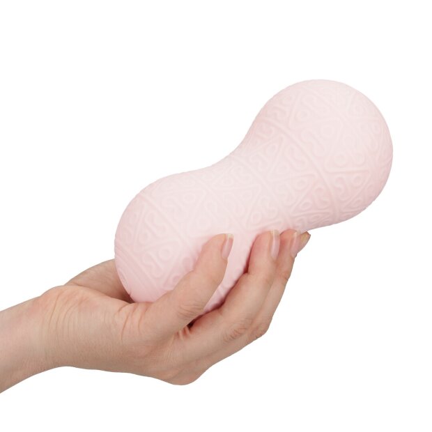 Loveline Vibrierender und aufwärmender Vibrator Rosa Ø 8 cm