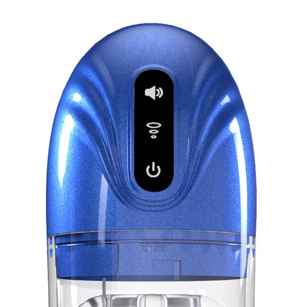 Shots SonicPull Masturbator Pump with Suction and Vibration Function Blue