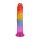 Doc Johnson Crystal Jellies Dildo Mehrfarbig 17,8 cm