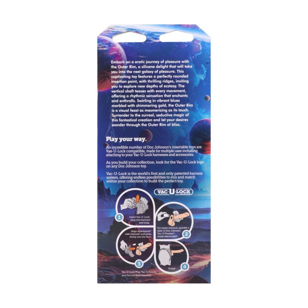 Doc Johnson Fantasy Fuckers Outer Rim Mehrfarbig 18.3 cm