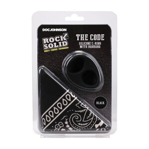Doc Johnson The Code Silikon-Penisring mit Bandana...