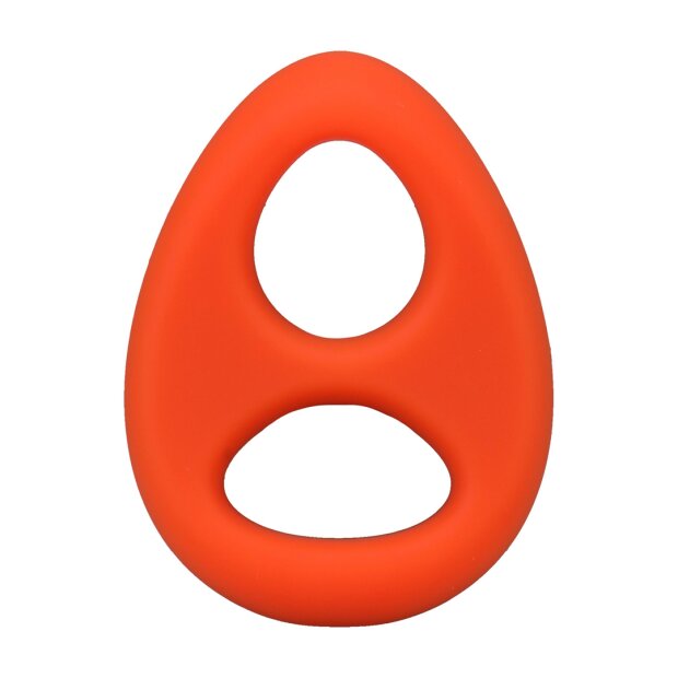 Doc Johnson The Code Silikon-Penisring mit Bandana Orange Ø 4,6 cm