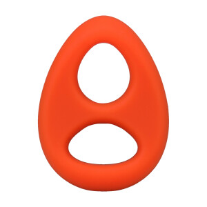 Doc Johnson The Code Silikon-Penisring mit Bandana Orange...