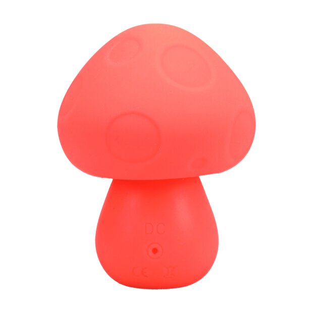 Doc Johnson Mushroom Vibe Wiederaufladbarer Mini Vibrator Orange