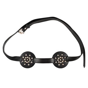 Kiotos Harnais de Poitrine à Pointes Noir