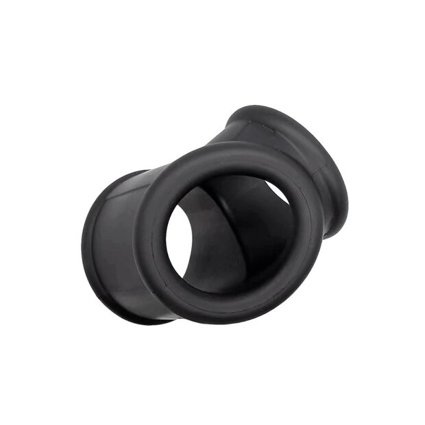 Kiotos Triple-Hole Cock & Ball Splitter Schwarz Ø 3 cm