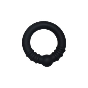 Kiotos Cock Ring with Steel Core L Black Ø 4.2 cm