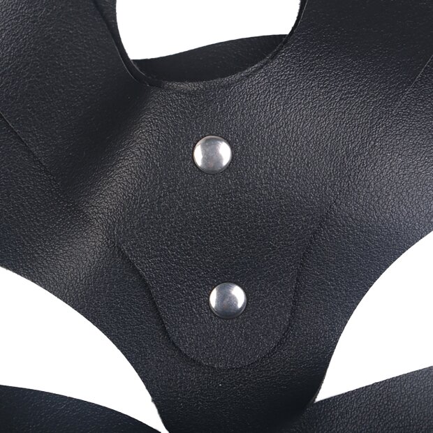 Kiotos Katzenmaske Schwarz