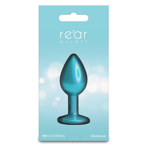 NS Novelties Rear Assets Plug Anal Iridescent Teal petite bleu