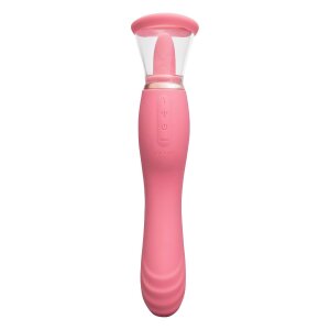 Le Wand Lick 3-1 Vibrateur double face avec stimulateur...