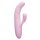 Le Wand Hither Vibrateur rabbit à mouvement oscillant Rose 23 cm
