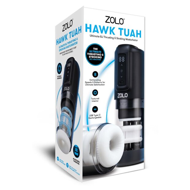 Zolo Hawk Tuah Ultimate BJ Masturbator Schwarz