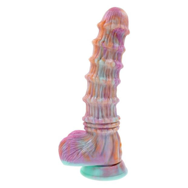 Evolved Fantasy Vibrator with Remote Control Multicolor 27.6 cm