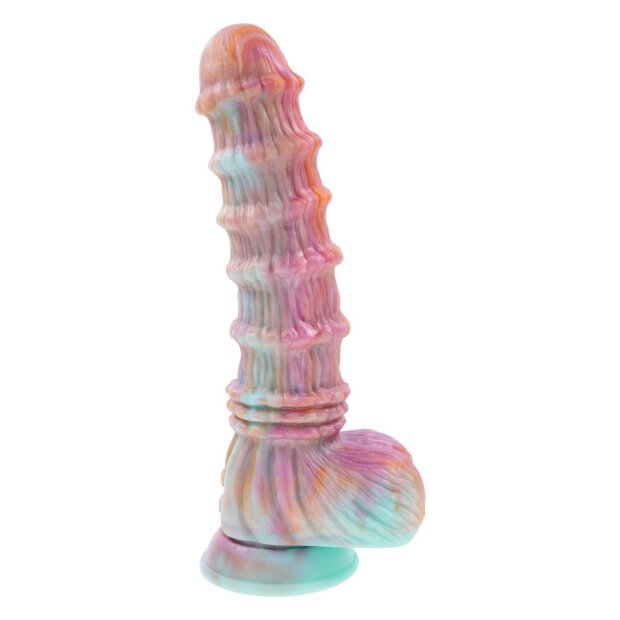 Evolved Fantasy Vibrator with Remote Control Multicolor 27.6 cm