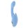 Evolved Playboy Sapphire Sky Dual Vibrator with Clitoral Stimulator Blue 21.6 cm