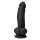 Shaft Modell N Realistischer Dildo mit Hoden und Vibration Schwarz 21,5 cm