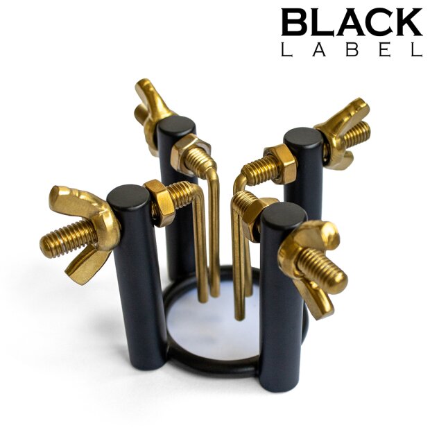 Black Label 4 Way Urethral Stretcher Black Gold