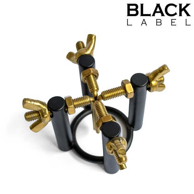 Black Label 4 Way Urethral Stretcher Black Gold