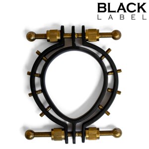 Black Label Pussy Clamp 2.0 with Spikes Black Gold