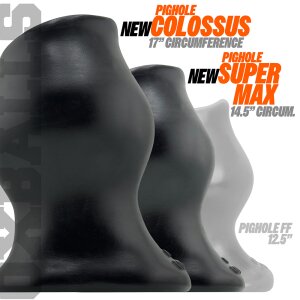 Oxballs COLOSSUS Pighole Tunnel Plug XXXXL Black