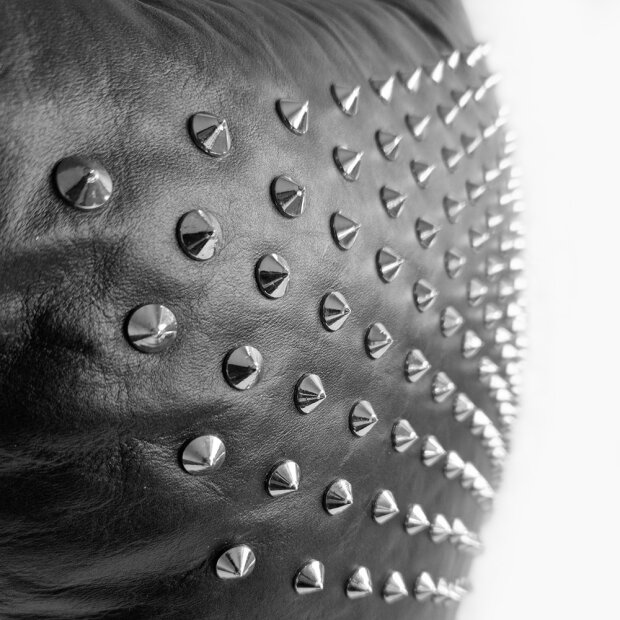 Black Label BDSM Cushion Studded Leather