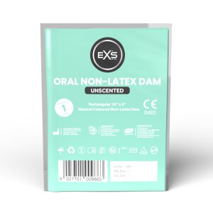 EXS Condoms Non-Latex Oral Dam 1 Piece