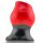 Oxballs SUPER MAX Pighole Tunnel Plug XXXL Red Lava