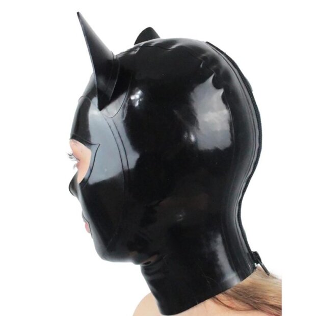 LateXcite Cat Mask XXL Black Pink