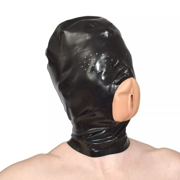 LateXcite Vagina Hood Large Black