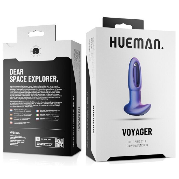 HUEMAN Vibrant Voyager Vibrating Anal Plug