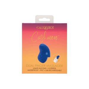 CalExotics Dual Finger Massager Blau