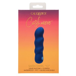 CalExotics Satin Swirl G Vibrator Blau 15,3 cm Ø...