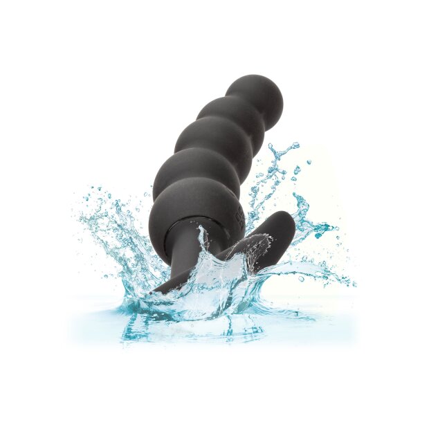CalExotics Vibrating X5 Beaded Plug Schwarz Ø 2,5 cm