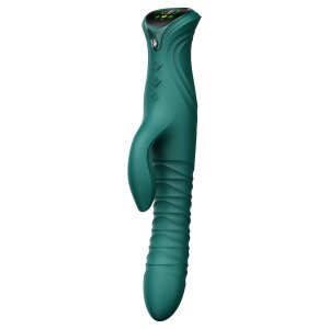 ZALO Mose 2 Rabbit-Vibrator mit Stoßfunktion Grün