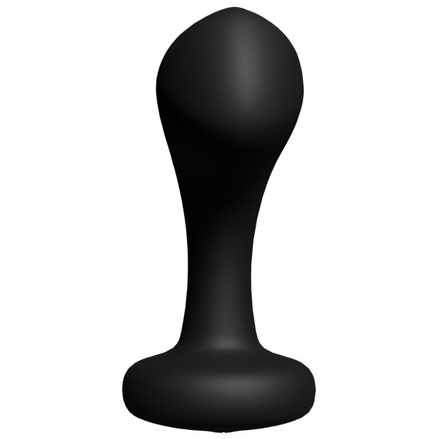 Hidden Desire Extreme Bullshead Power Anal Plug mit Vibration Schwarz Ø 4,5 cm