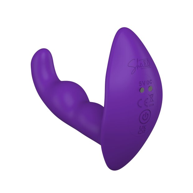 She.E.O. Anal Stimulator Vibrator Purple Ø 2 cm