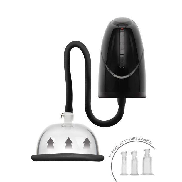 She.E.O. Vacuum Vagina & Clitoral Automatic Pump Black