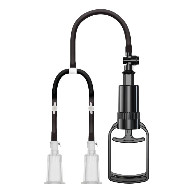 She.E.O. Vacuum Nipple Pleasure Pump Black M-L Ø 4 cm