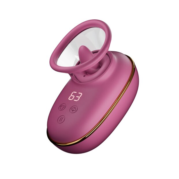 She.E.O. Licking Clitoral Automatic Pump Pink Ø 5.3 cm