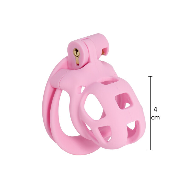 Hidden Desire Penis Prison Cock Cage X-Short Rosa