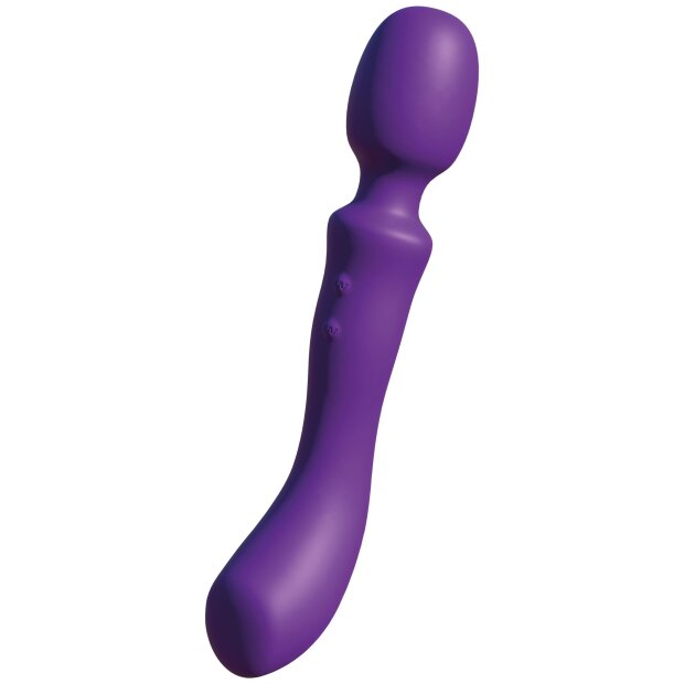 She.E.O. Dual-Sided Massaging Vibrating Wand Purple 24 cm Ø 4.3 cm