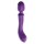 She.E.O. Dual-Sided Massaging Vibrating Wand Purple 24 cm Ø 4.3 cm