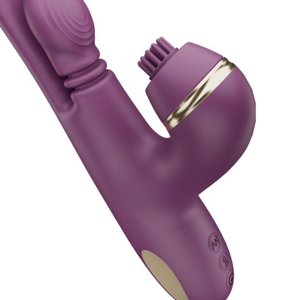 Easytoys Vibe Collection Trio Tap Rabbitvibrator Lila 24 cm