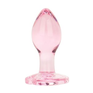 Easytoys Anal Plug aus Glas mit Herzbasis Rosa &Oslash;...